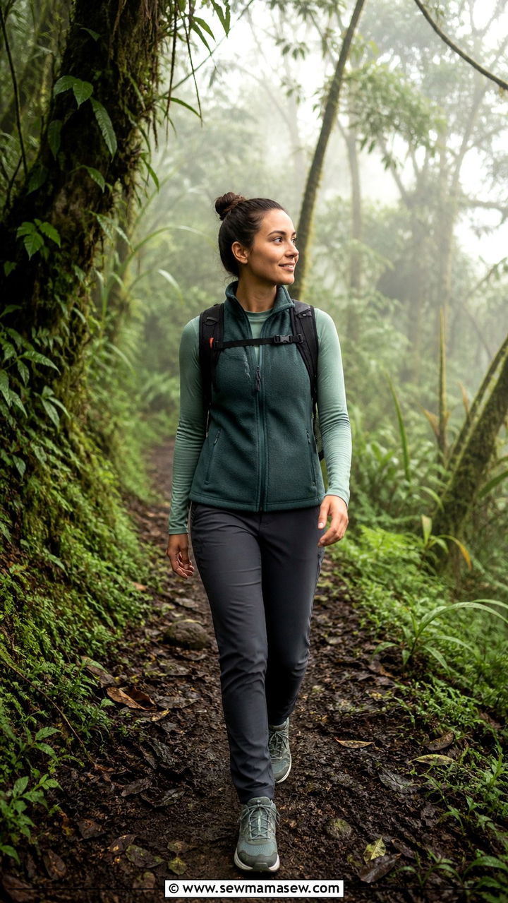 Costa Rica cloud forest outfit with layered clothing - 40 What to wear in Costa Rica