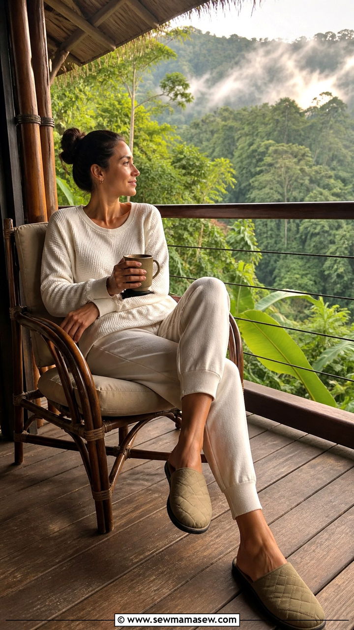 Costa Rica eco lodge outfit with comfortable loungewear - 40 What to wear in Costa Rica