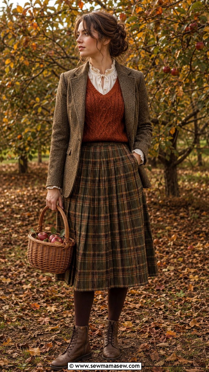 Cottagecore Fall Layering Outfit - 20 Cottagecore outfit ideas 2026