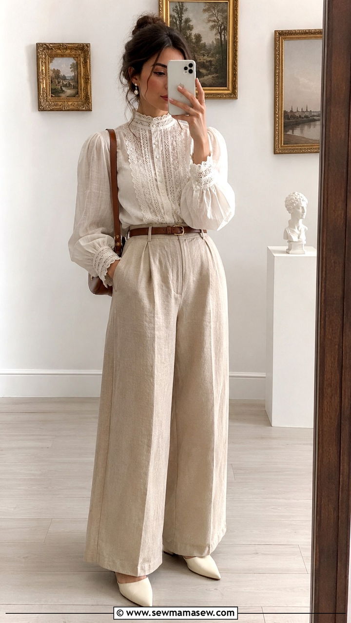 Cottagecore Lace Blouse Outfit - 20 Cottagecore outfit ideas 2026
