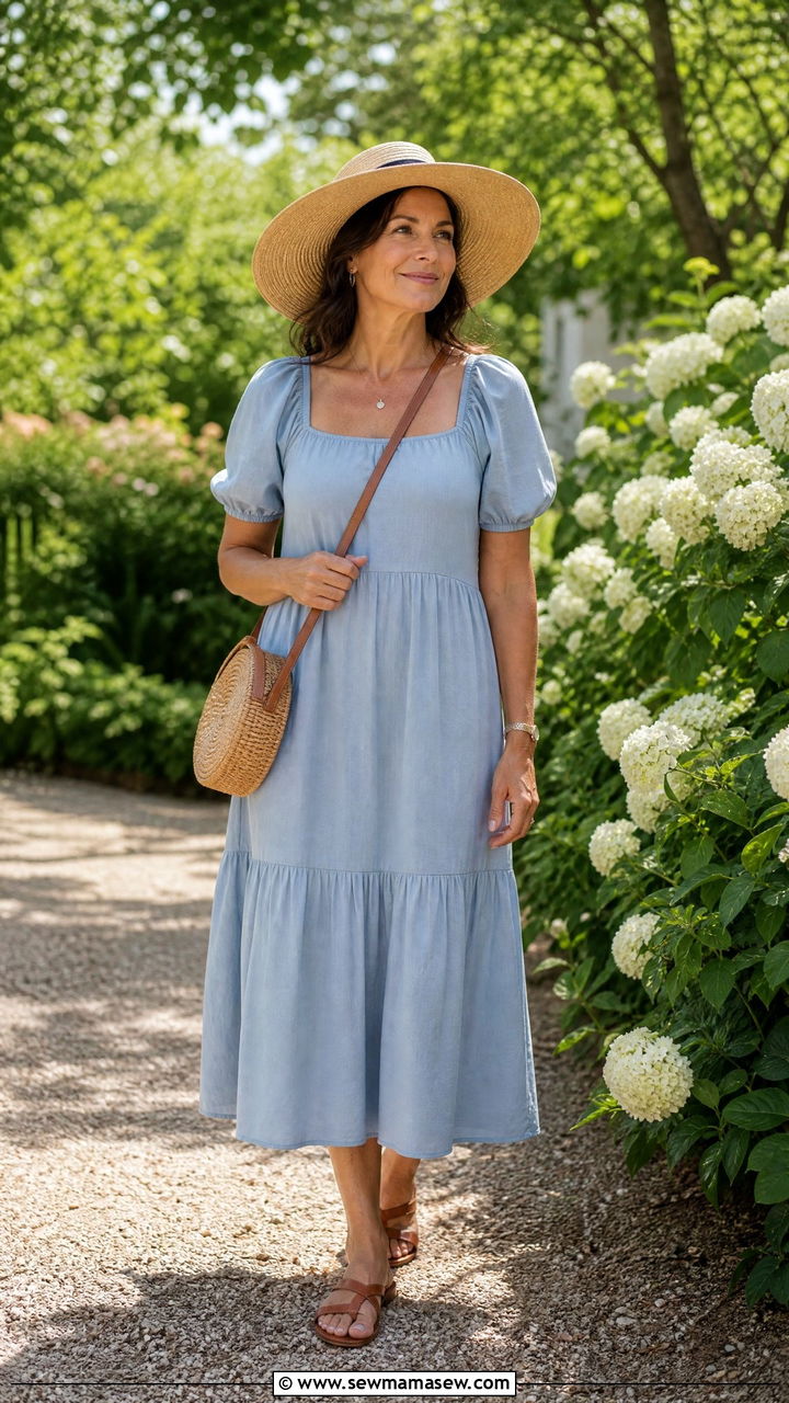 Cottagecore milkmaid dress outfit - 30 Cottagecore outfits for women over 40