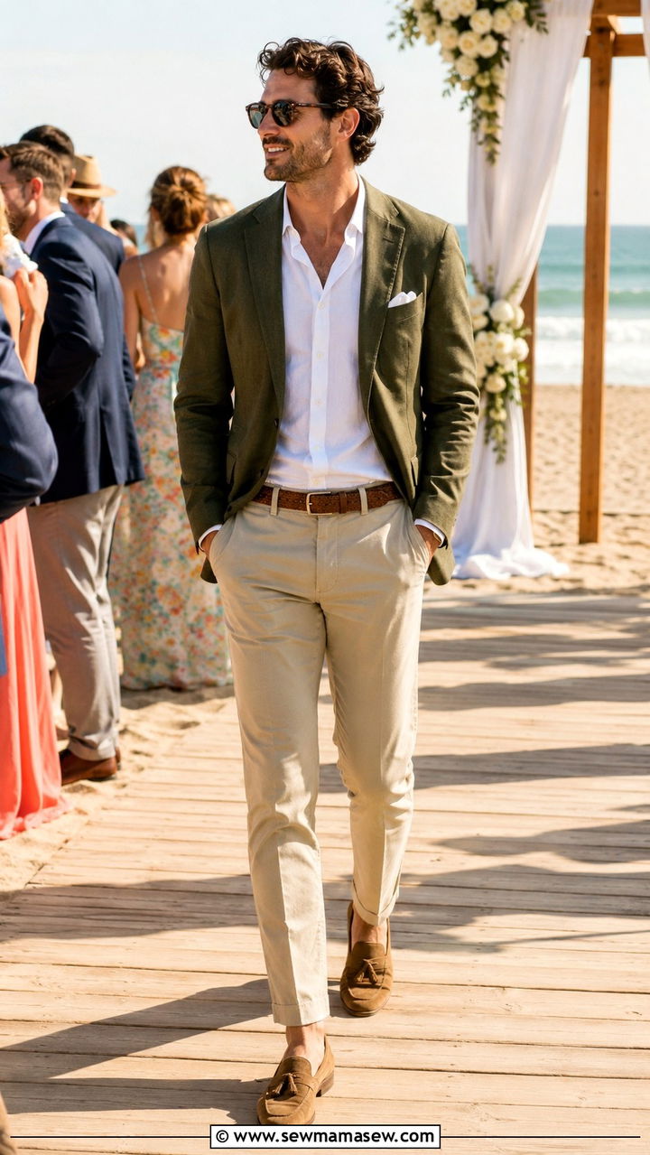 Cotton Blazer And Chinos Mexican Wedding - 25 Wedding guest outfit ideas Mexican wedding