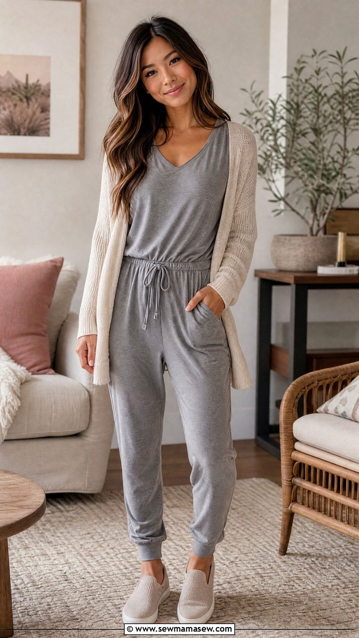 Cotton Jumpsuit Petite - 25 Loungewear outfit ideas petite