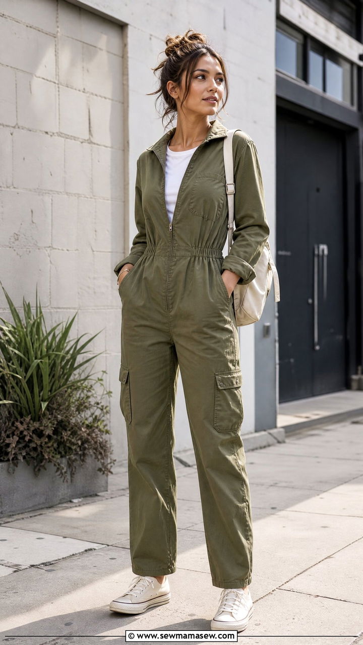 Cotton cargo jumpsuit outfit - 30 Cozy summer outfit ideas 2026