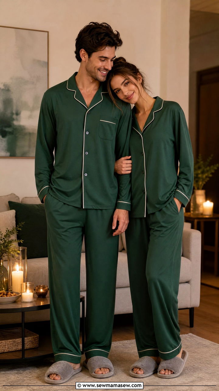 Couple Matching Pajamas for Anniversary - 25 Matching pajama outfit ideas