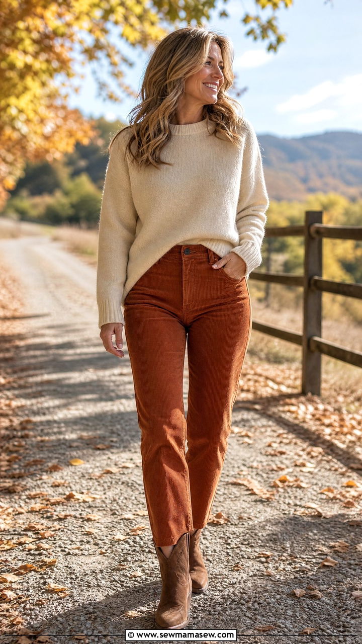 Cowboy Boots With Corduroy Pants - 25 How to style cowboy boots over 40