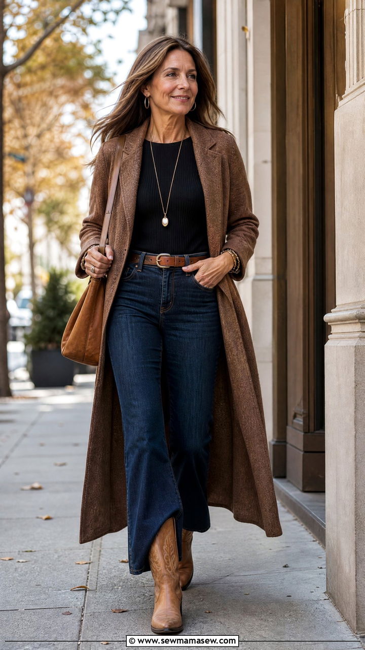 Cowboy Boots With Flared Jeans - 25 How to style cowboy boots over 40