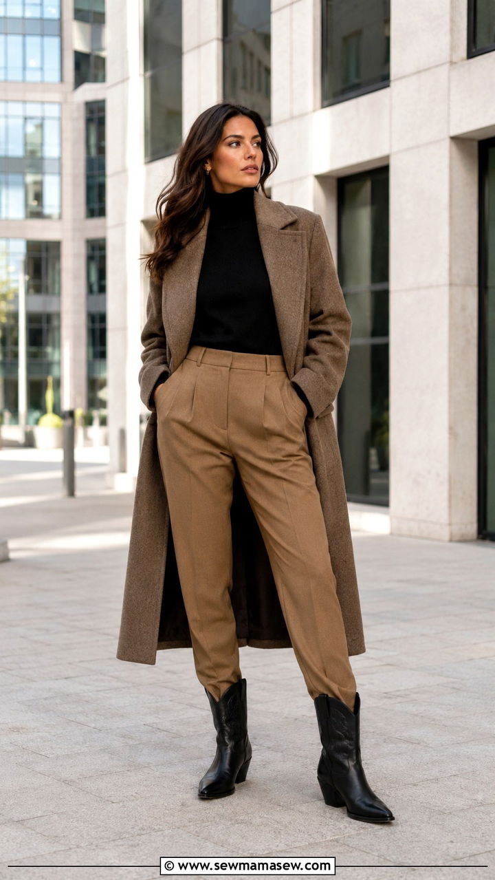 Cowboy Boots With Tailored Trousers - 30 How to style cowboy boots