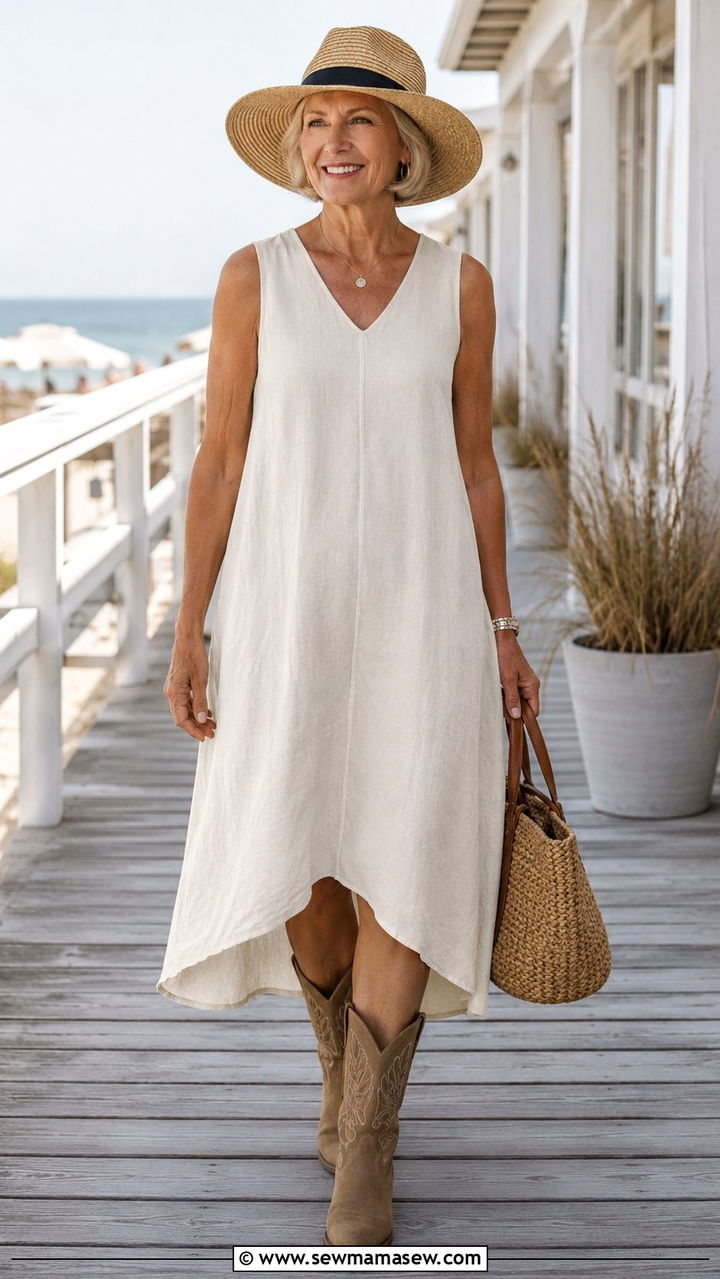 Cowboy boots with a long cardigan and skinny jeans - 20 How to style cowboy boots over 60