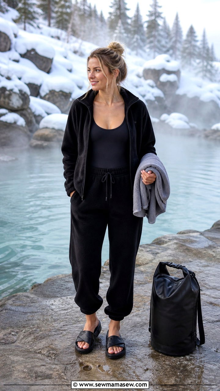 Cozy Cabin Evening Lounging Outfit - 40 What to wear in Iceland