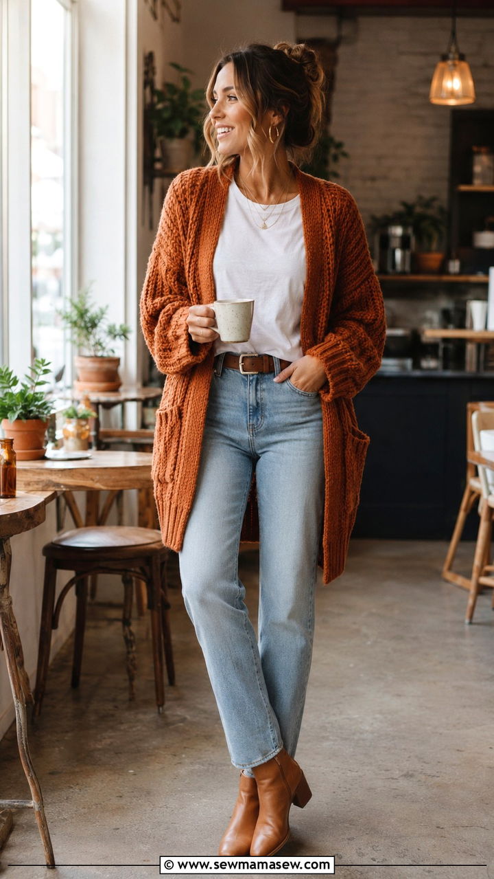 Creamy Vanilla Latte Tonal Outfit - 30 Warm tone outfit ideas