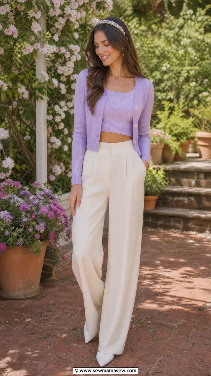 Crop Top With Cardigan - 30 How to style a crop top