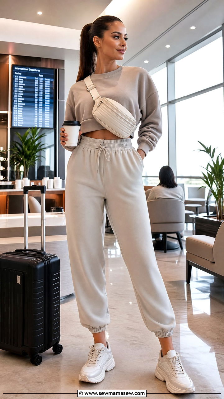 Crop Top With Joggers Outfit - 25 how to style crop top