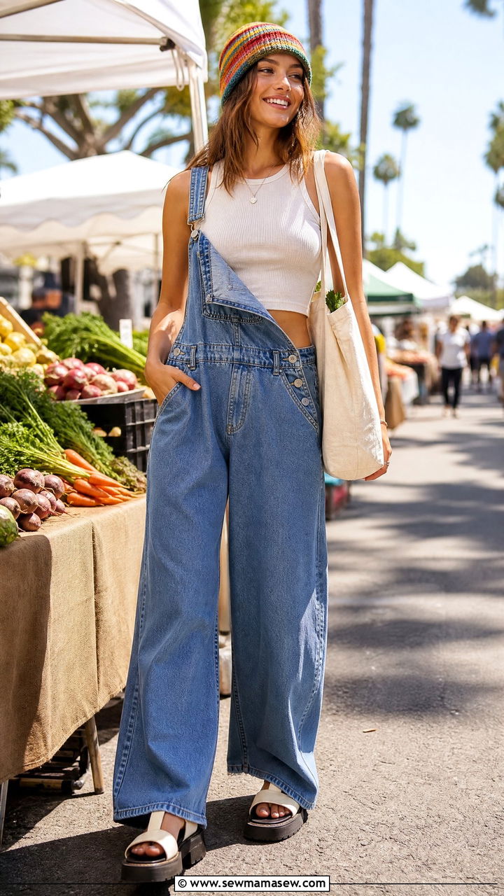 Crop Top With Overalls Outfit - 25 how to style crop top
