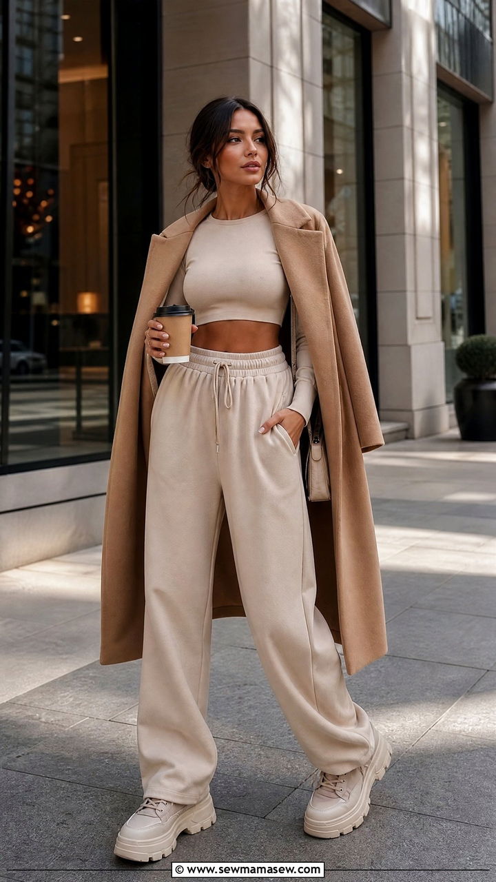 Crop Top With Sweatpants - 30 How to style a crop top