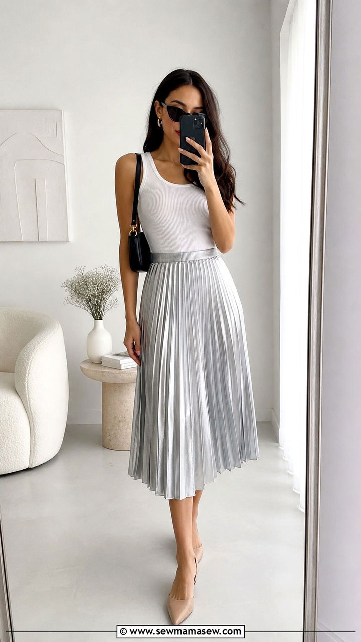 Crop top with high waisted pants brunch outfit - 40 Chic brunch outfit ideas