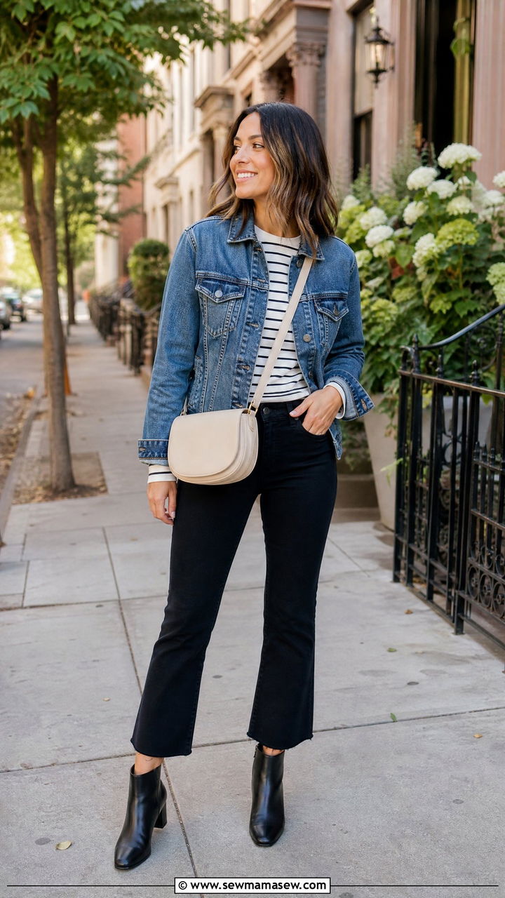 Crossbody Bag with a Denim Jacket - 25 How to style a crossbody bag