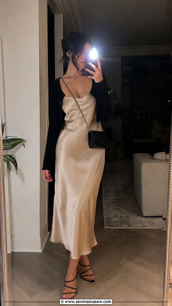 Crossbody Bag with a Slip Dress - 25 How to style a crossbody bag