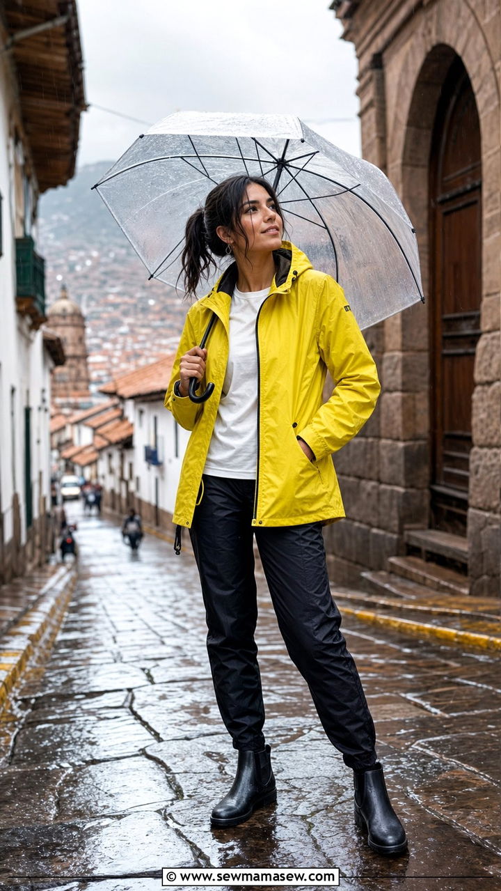 Cusco rain jacket outfit waterproof - 25 Cusco outfit ideas
