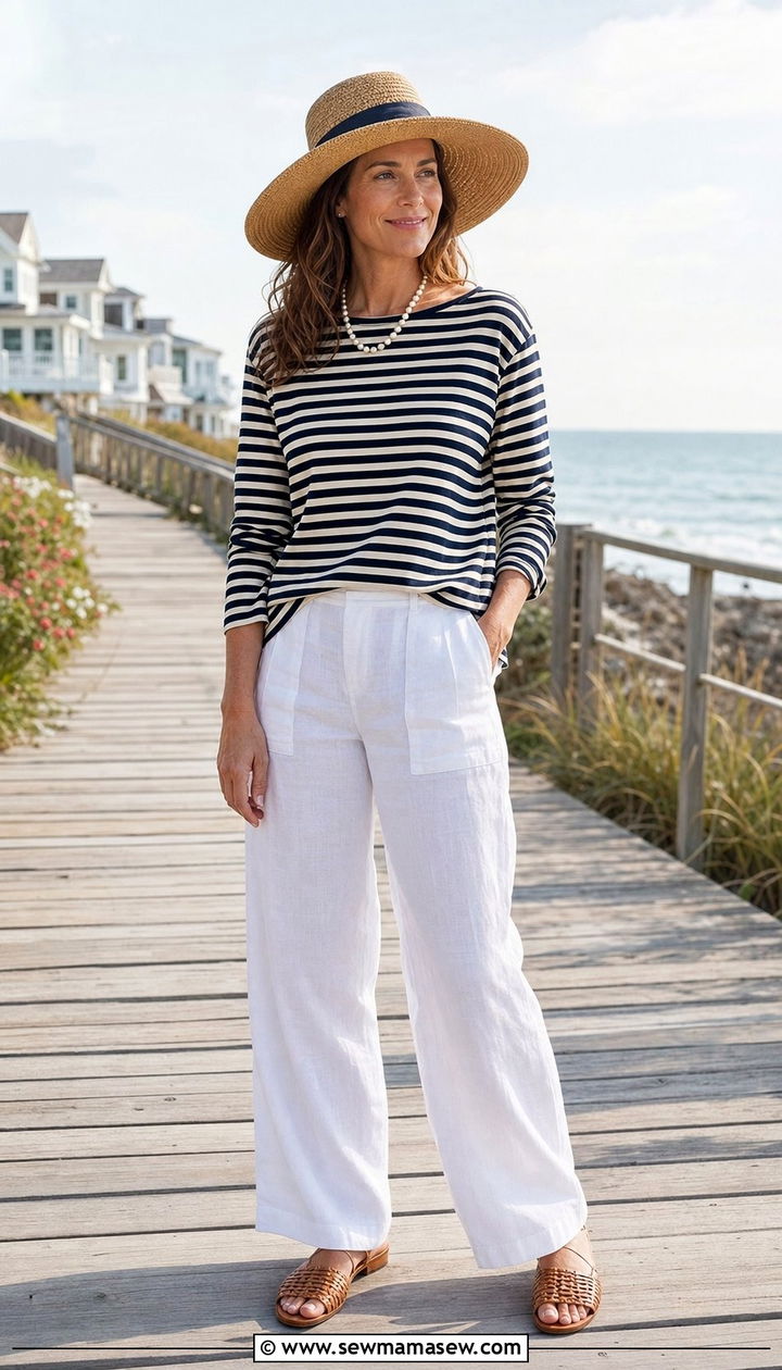 Cute Coastal Grandmother Aesthetic Outfit - 25 cute aesthetic outfits