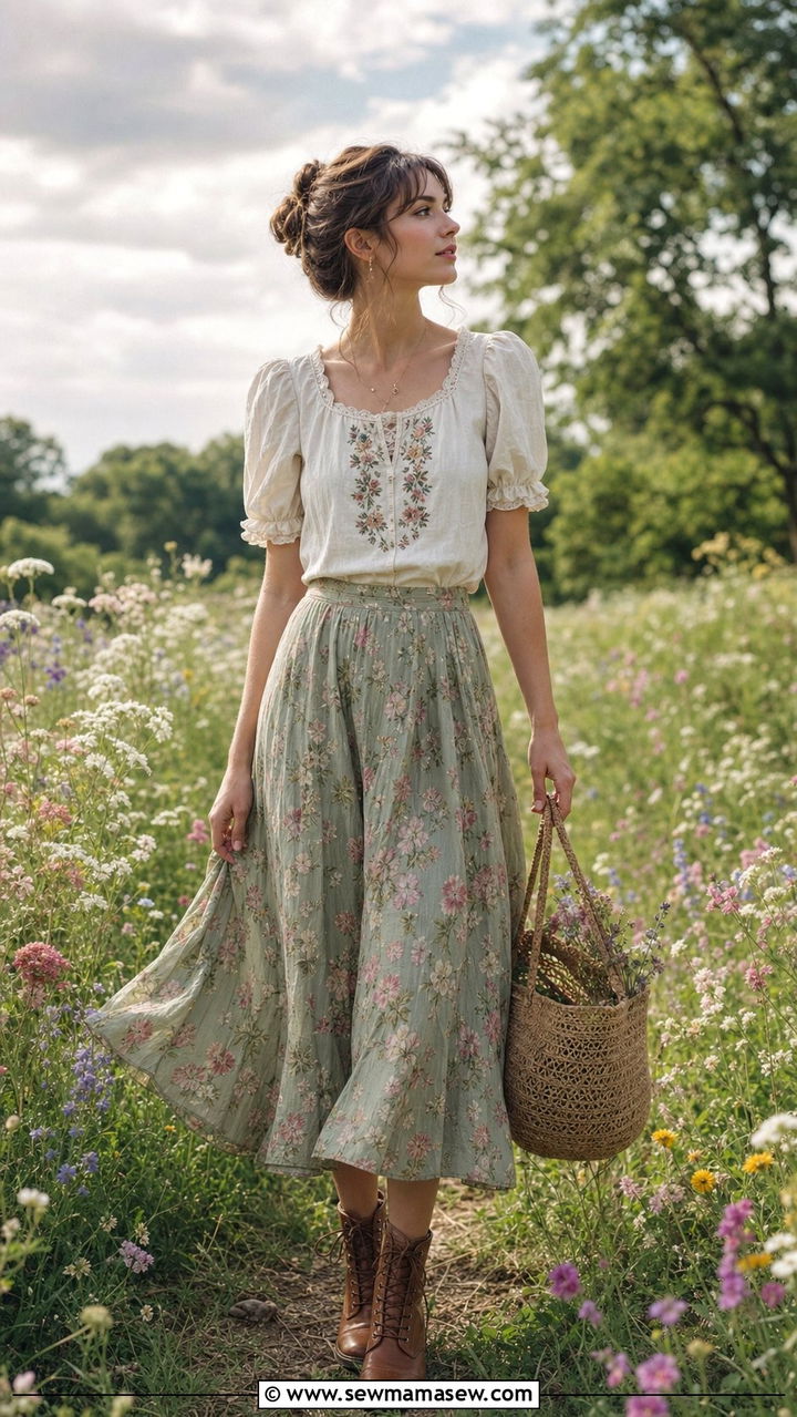 Cute Cottagecore Aesthetic Outfit - 25 cute aesthetic outfits