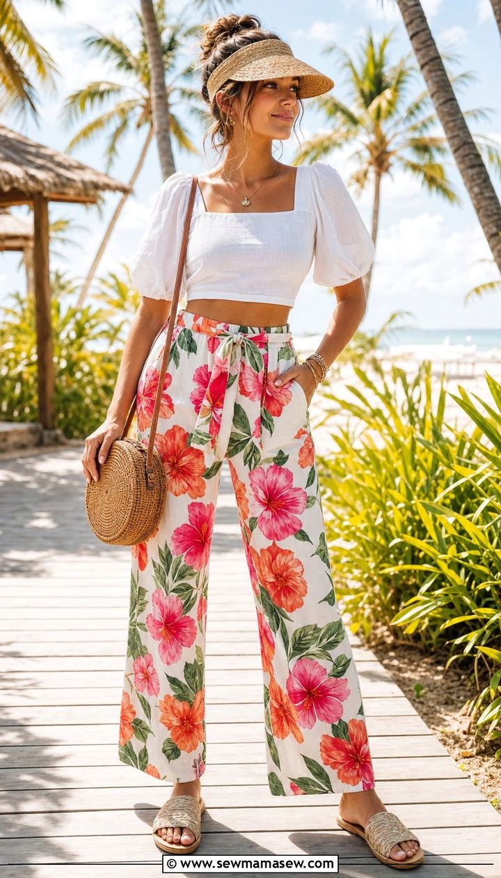 Cute Tropical Vacation Aesthetic Outfit - 25 cute aesthetic outfits