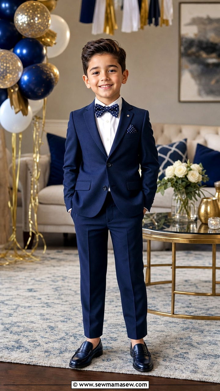 Dapper suit birthday outfit for a boy - 35 Birthday outfit ideas for kids