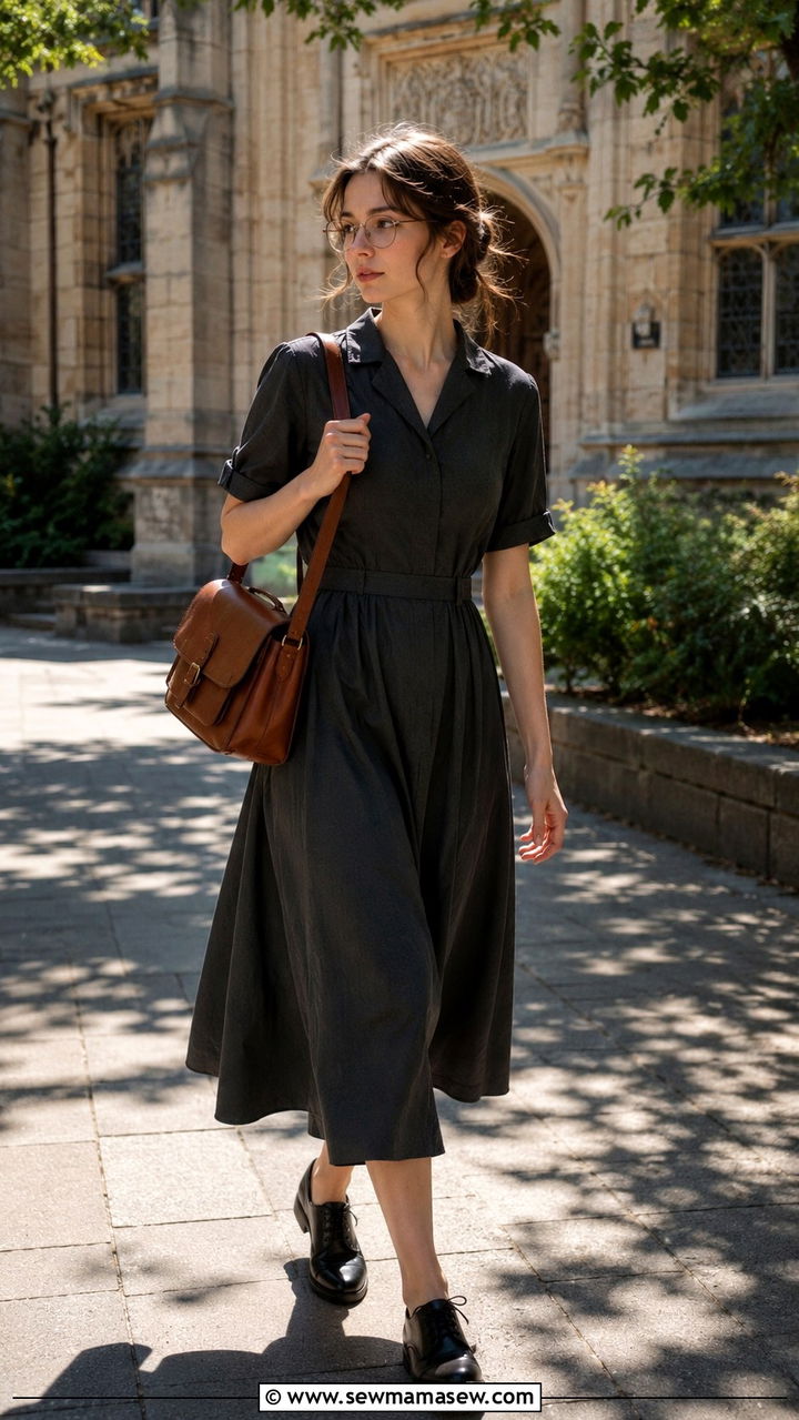 Dark Academia Summer Dress Mysterious Outfit - 30 Mysterious summer outfit ideas