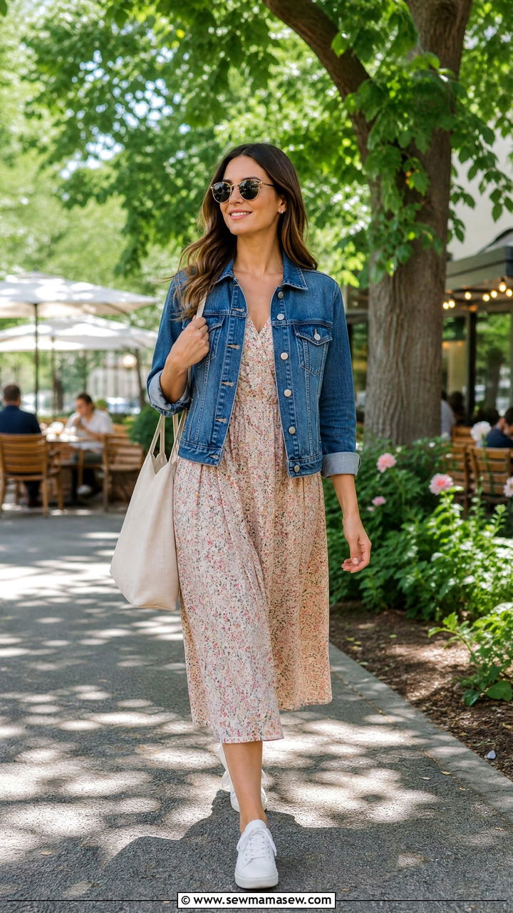 Denim Jacket Birthday Brunch Outfit - 35 Birthday brunch outfit ideas