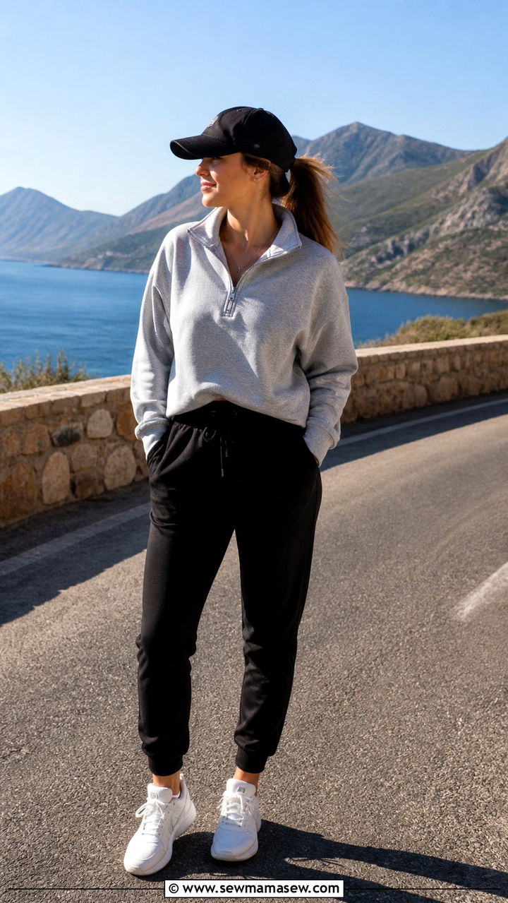 Denim Jacket Over A Midi Dress - 40 Road trip outfit ideas