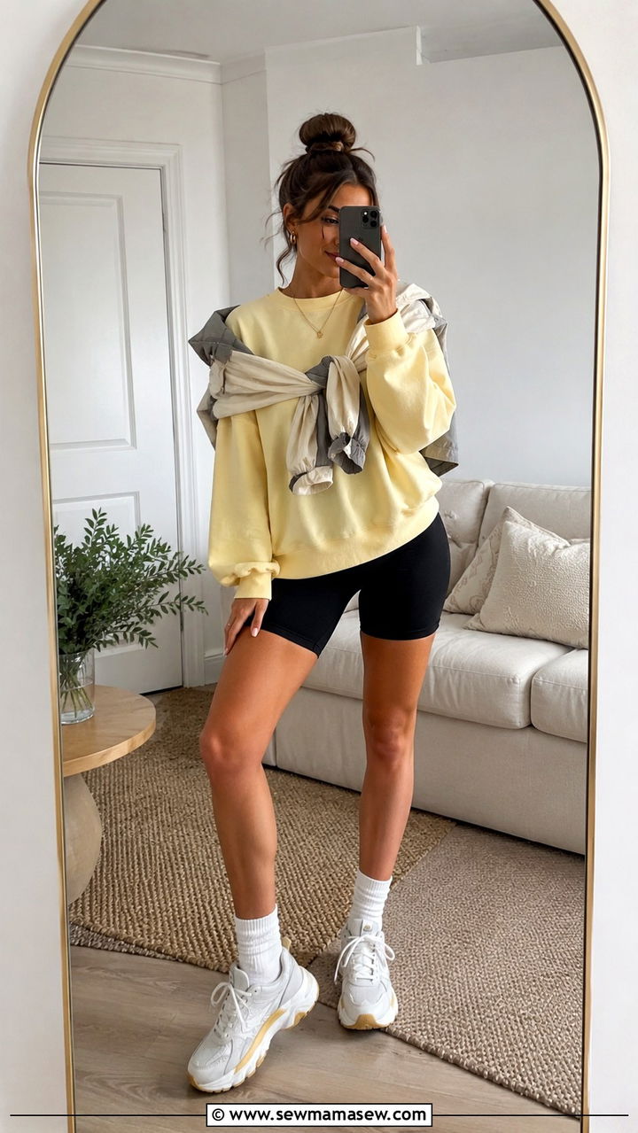 Denim Jacket with Jogger Pants - 30 spring streetwear outfit ideas