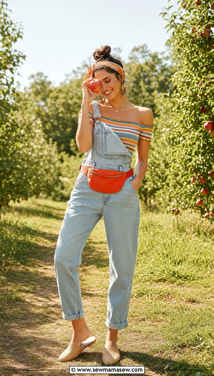 Denim Overalls Summer Outfit - 25 summer outfit ideas Pinterest