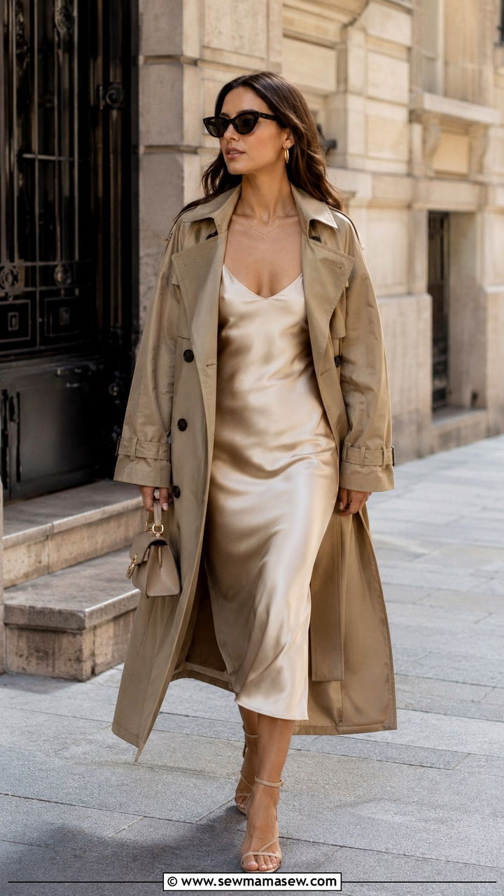 Denim maxi skirt and fitted tank outfit - 30 spring to summer outfits aesthetic
