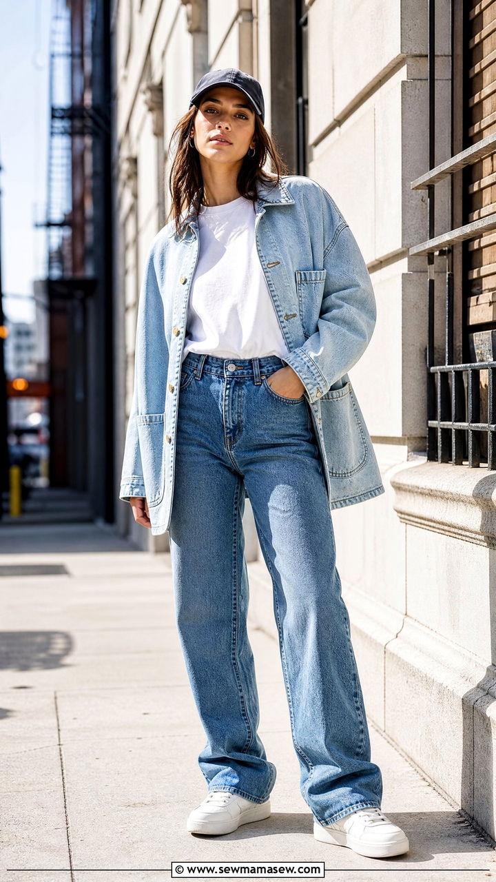 Denim on Denim Streetwear Outfit - 30 streetwear outfits inspo