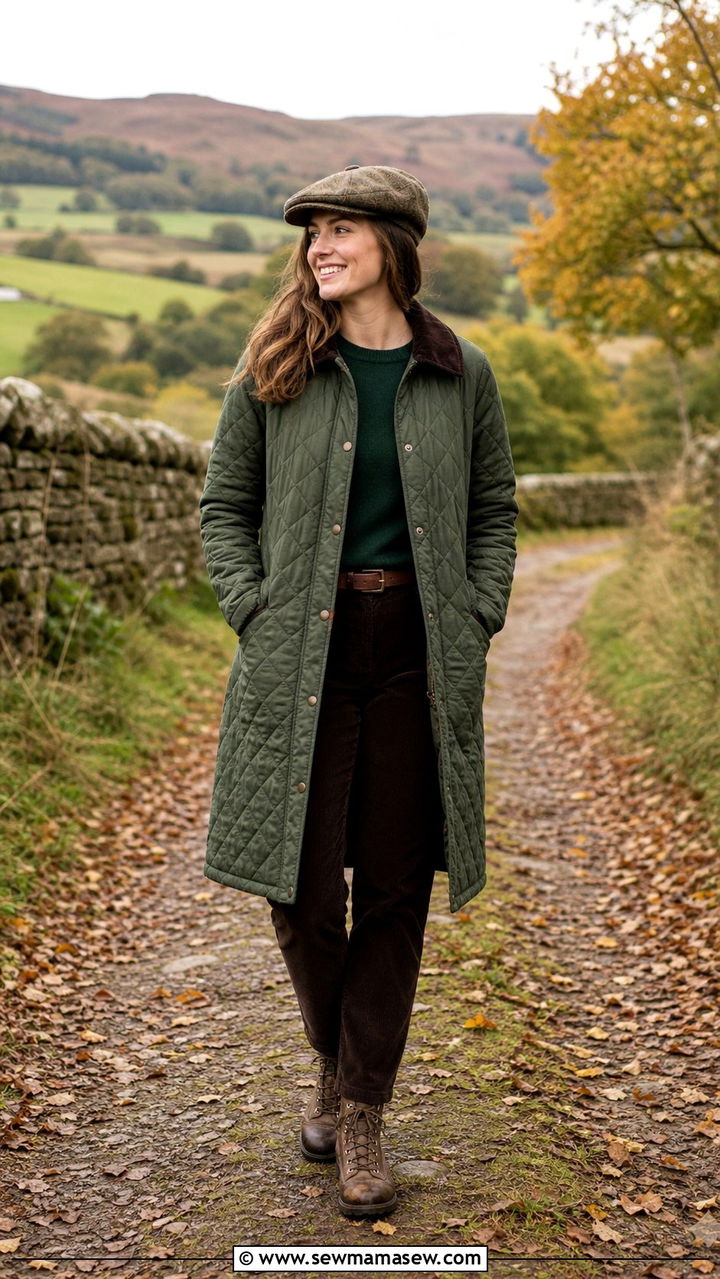 Diamond Quilted Coat Outfit - 40 Quilted coat outfit ideas