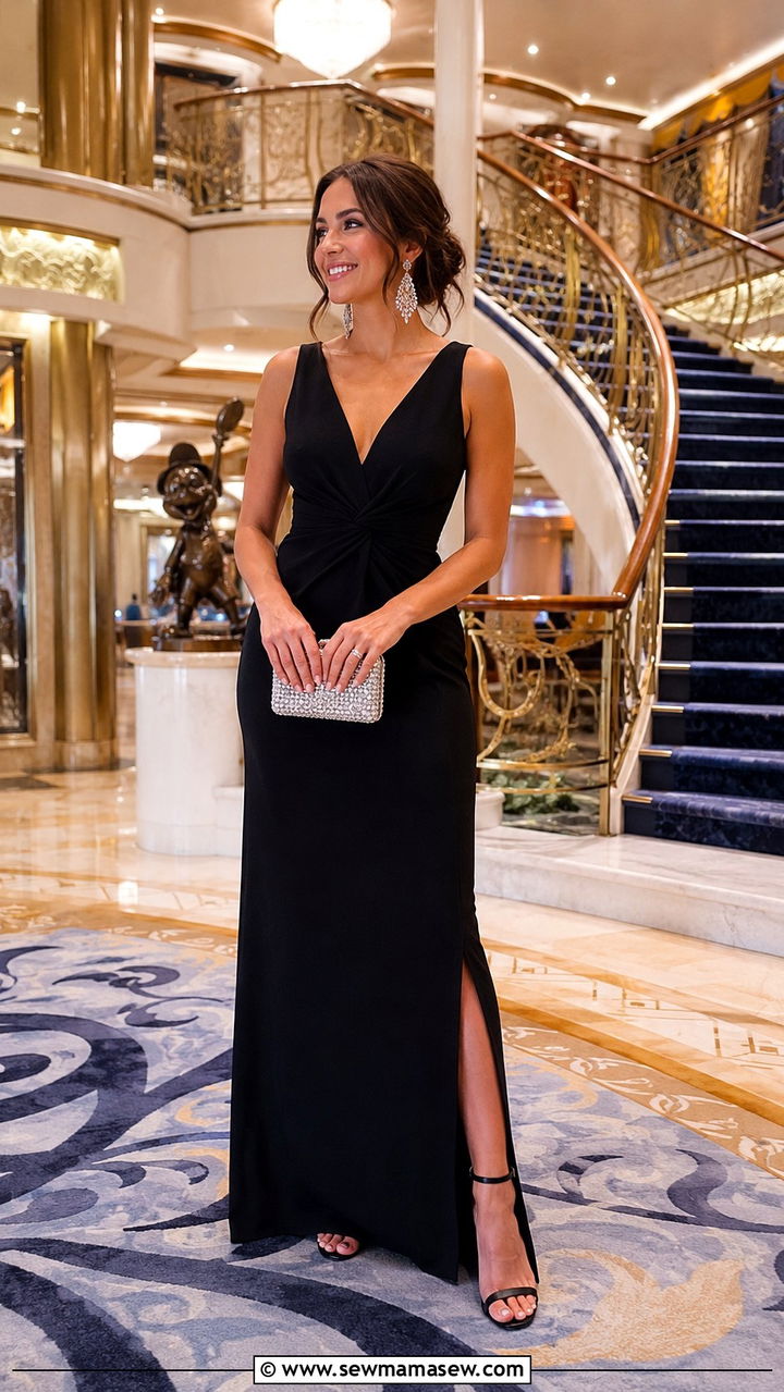 Disney Cruise Formal Night Black Evening Gown - 30 Disney cruise formal night outfit