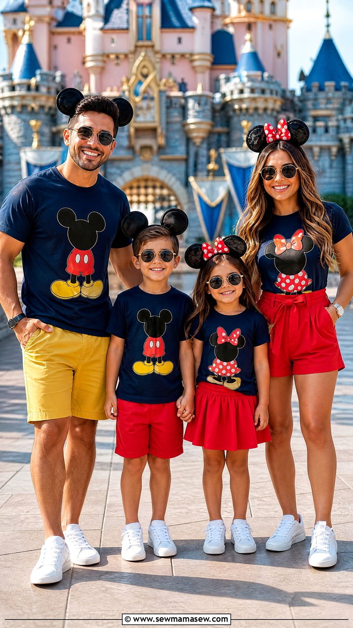 Disney Family Matching Outfit - 40 Disney outfit ideas