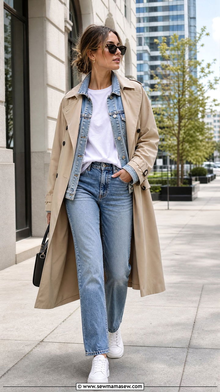 Double jacket layering outfit - 35 Layering outfits for changing weather