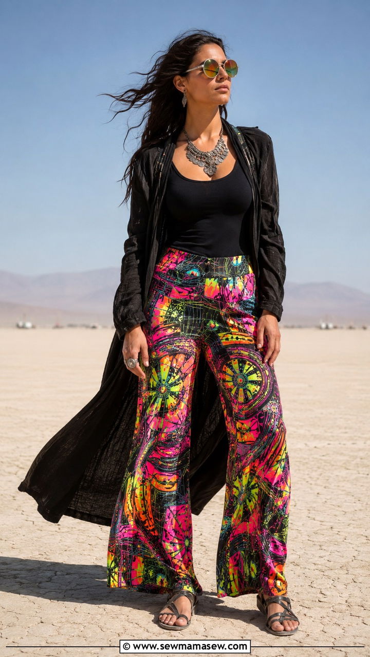 Duster Coat And Statement Pants Burning Man Outfit - 20 Burning Man outfit ideas 2026