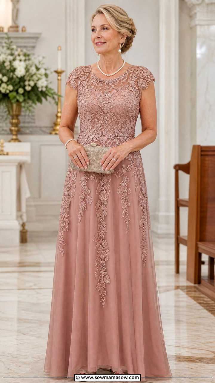 Dusty Pink Mother Of The Bride Dress - 30 Dusty pink wedding guest dress outfit ideas
