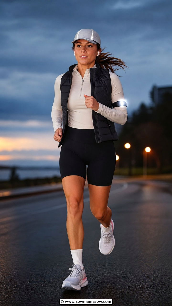 Early Morning Marathon Layering Outfit - 30 Marathon outfit ideas