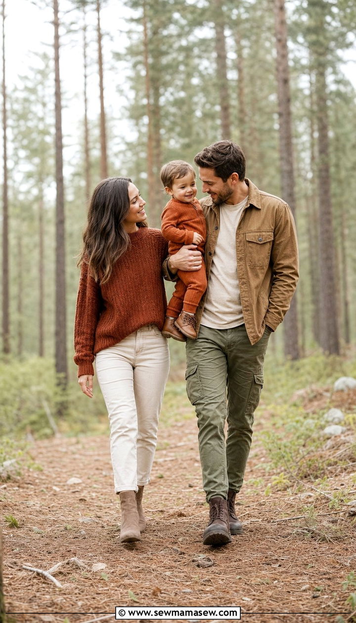 Earth Tone Family Photo Outfits - 25 family photo outfits Pinterest