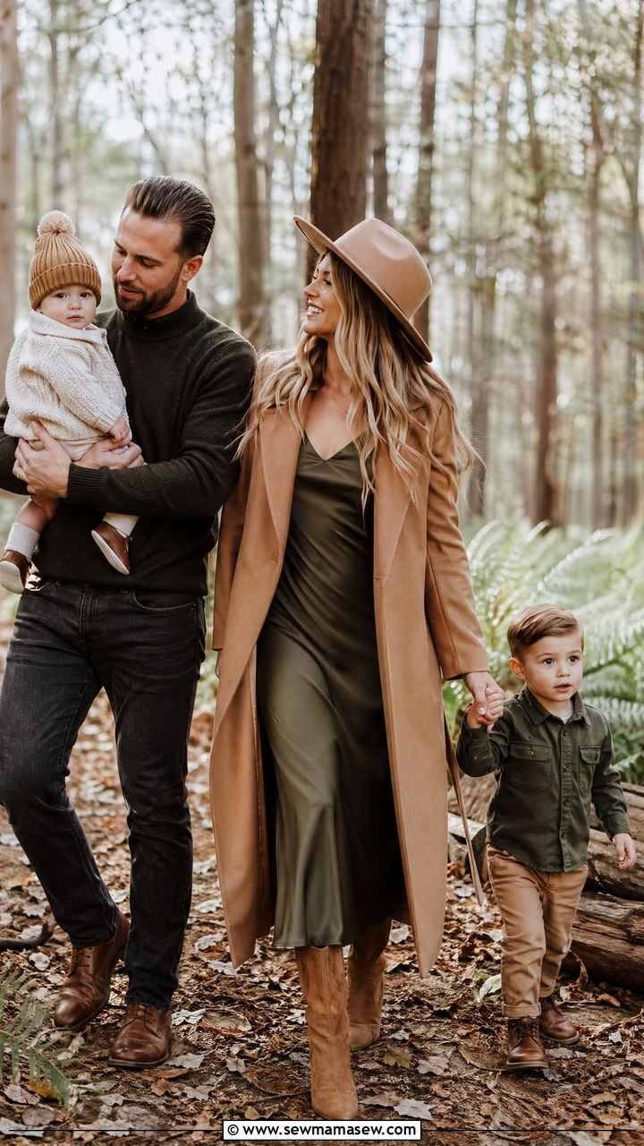 Earth Tone Family Photo Outfits - 35 family photo outfits