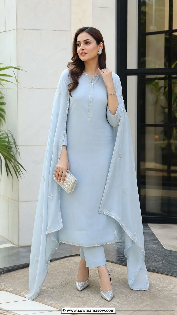 Eid al Adha cape style suit - 30 Eid al Adha outfit ideas
