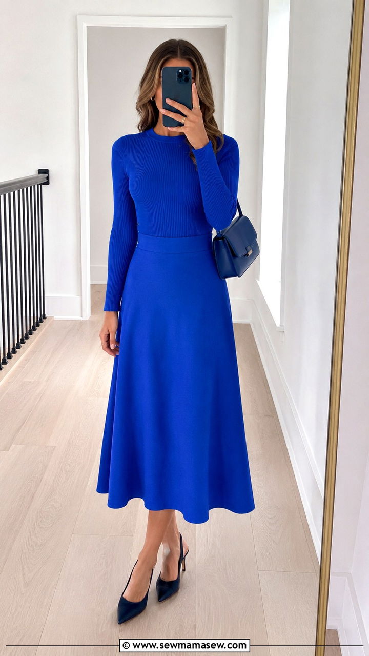 Electric Blue Head to Toe Outfit - 25 2026 fashion trends women classy