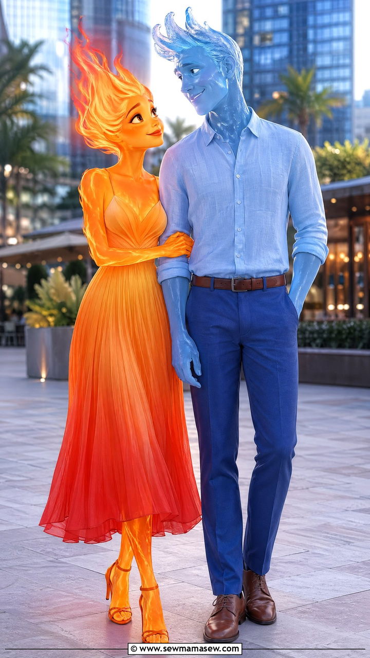 Ember and Wade Couple Outfit - 35 Disney outfit ideas for couples