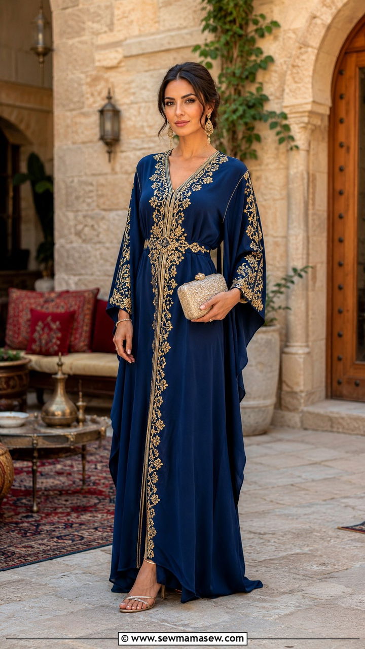 Embroidered Kaftan For Turkish Wedding Guest - 25 Wedding guest outfit ideas Turkish wedding