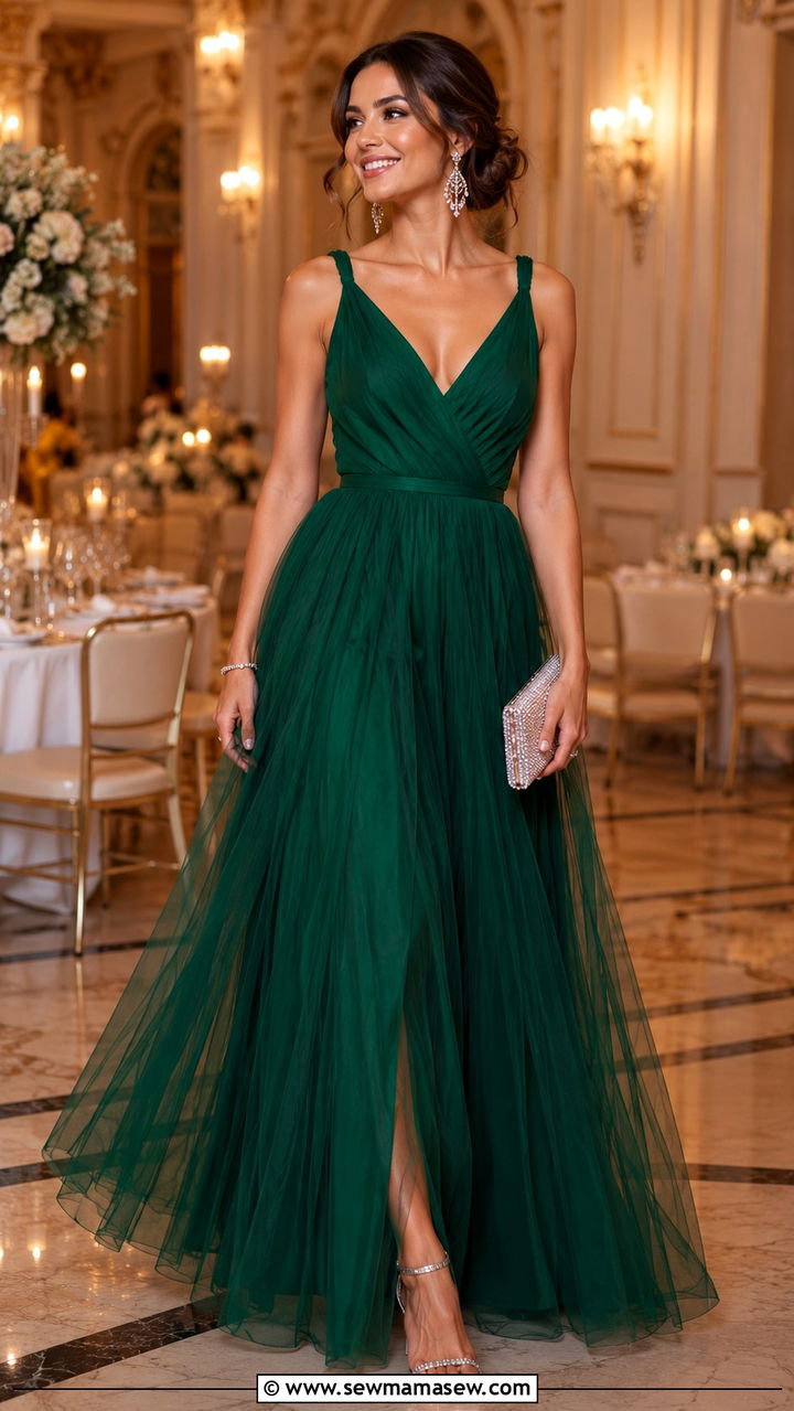 Emerald Green Off Shoulder Maxi Dress Wedding Guest - 25 Wedding guest outfit ideas emerald green dress