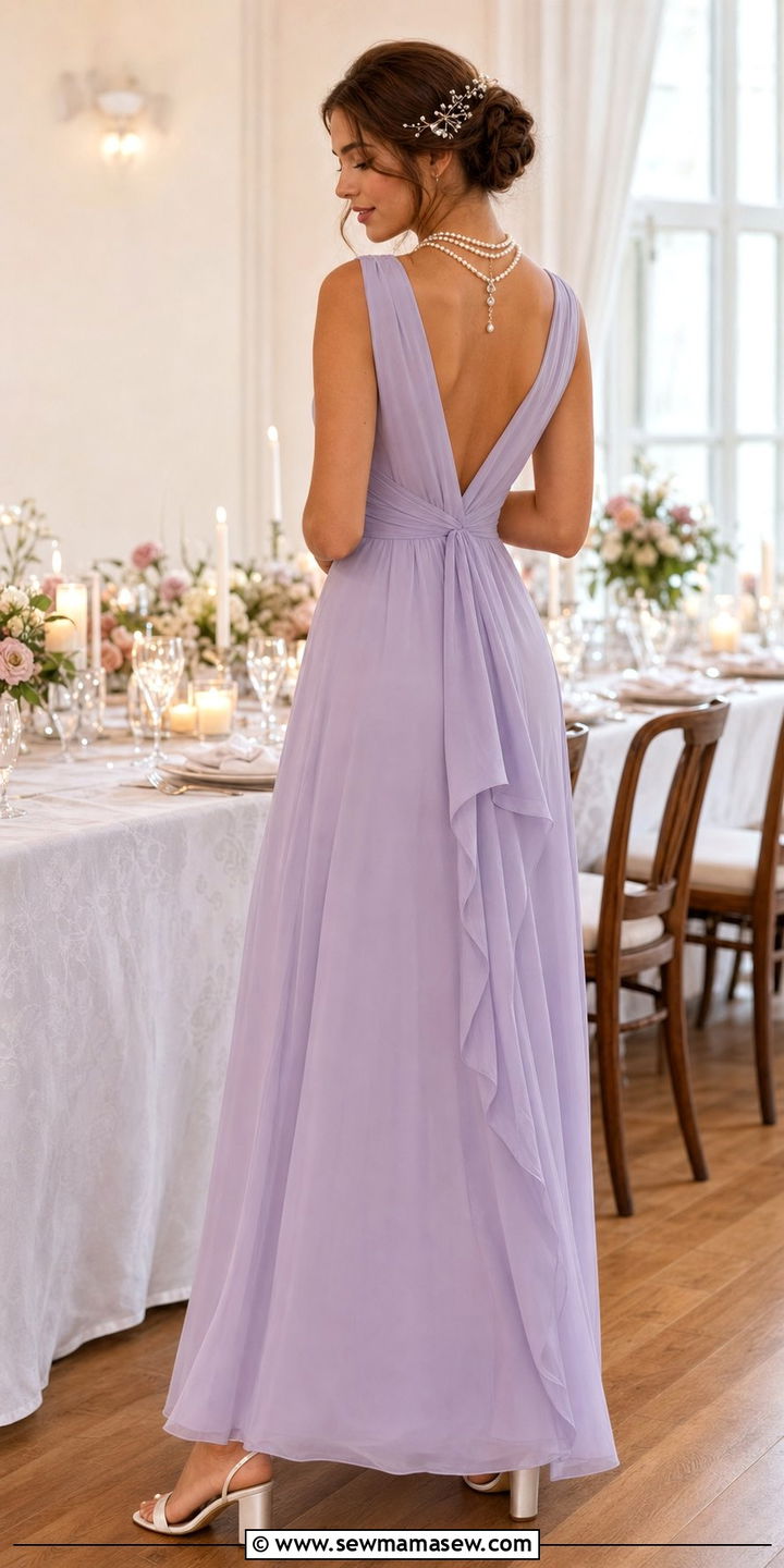 Enchanted Evening Fairy Chiffon Dress with Pearl Accessories - 25 fairycore capsule wardrobe outfits