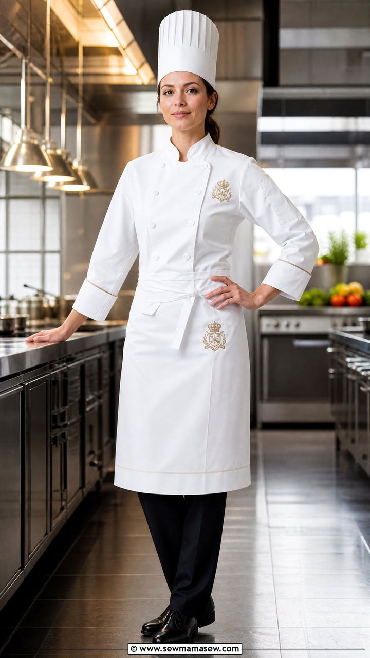 Executive Chef White Coat Outfit - 25 Chef outfit ideas for women